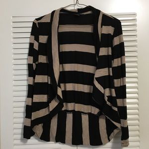 Forever 21 Black & Tan Light Cardigan Size Medium